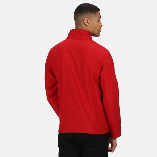 Regatta Mens Ablaze Printable Softshell Jacket (Classic Red/Black)