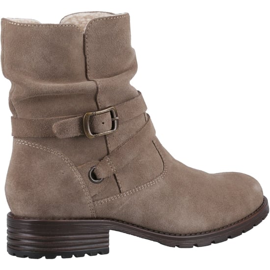 Hush Puppies Piper Leren Vrouwen Laarzen Taupe - Image 2
