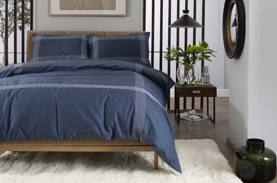 The Lyndon Company Amantea Super King Duvet Set Super King Size Blue