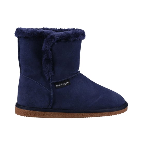 Hush Puppies Dames/dames Ashleigh Slipper Laarzen van Suède (Marine) - Image 3