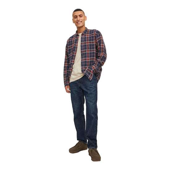 JACK & JONES Heren Slim Fit Geruite Overhemden Lange Mouwen - Image 2