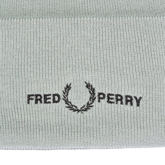 Fred Perry Graphic Logo Silver Blue Beanie