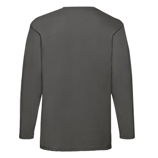 Fruit of the Loom Heren Valueweight Heather T-shirt met lange mouwen (Licht Grafiet) - Image 2