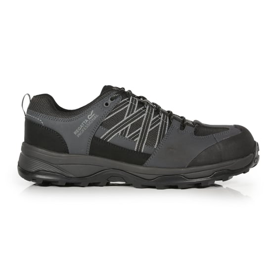 Regatta Mens Clayton Safety Trainers (Black/Briar)