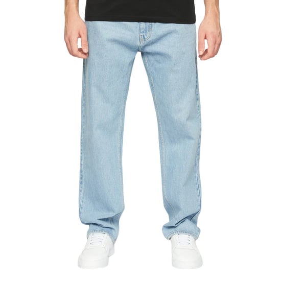 Crosshatch Heren Tillman Stone Wash Baggy Jeans (Licht) - Image 1
