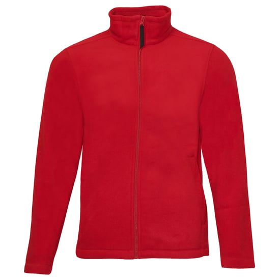Regatta Mens Plain Micro Fleece Full Zip Jacket (Layer Lite) (Classic Red)