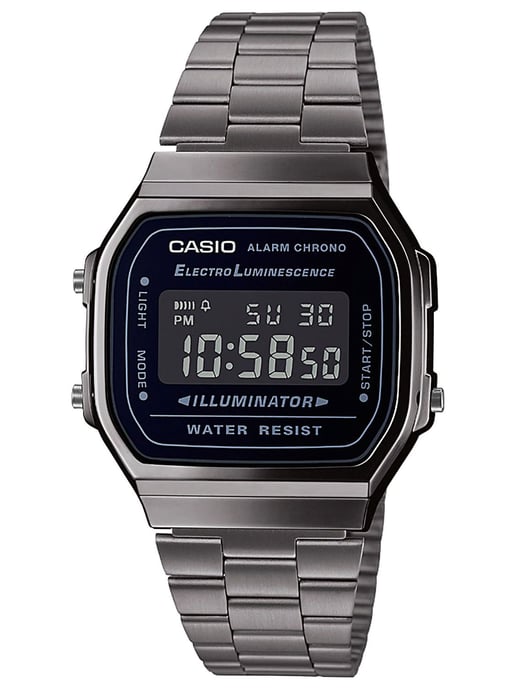 Casio Casio Collectie Retro Heren Grijze Horloge A168WEGG-1BEF - Image 1