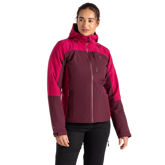 Dare 2B Womens/Ladies Mountain Series Waterproof Jacket (Fig/Berry Pink)