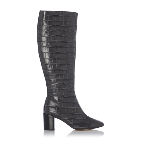 Dune Ladies SAFFIA Knee High Block Heel Boots