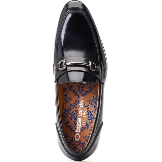 Base London Russo Leren Herenpantoffels Zwart - Image 4