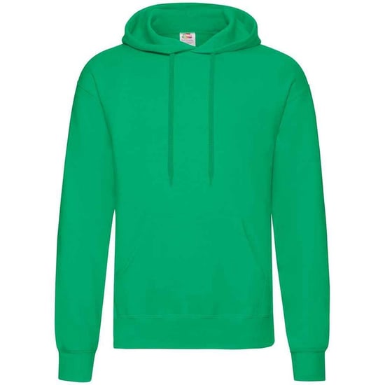 Fruit of the Loom Volwassenen Unisex klassiek sweatshirt met capuchon (Kelly Groen) - Image 1