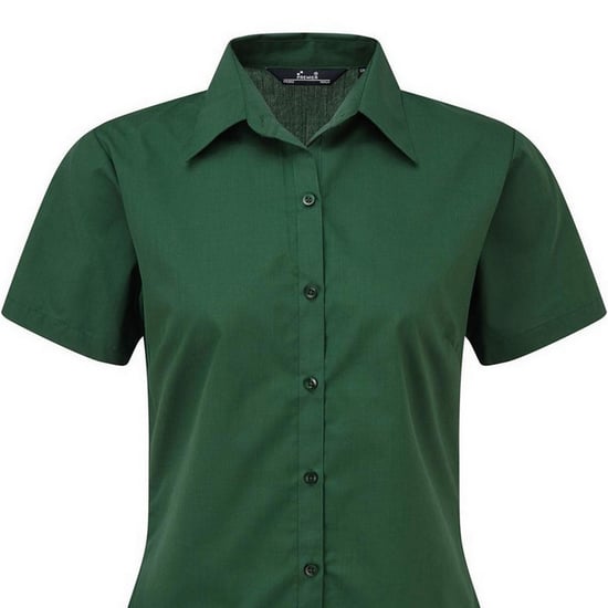Premier Popeline blouse met korte mouwen / Gewoon werkoverhemd (Fles) - Image 2