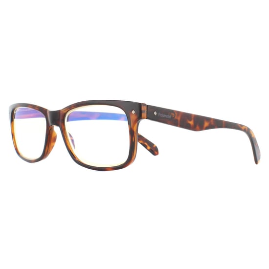 Polaroid Rectangular Havana Unisex Women Glasses Frames