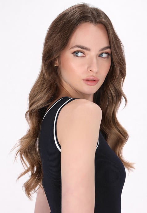 Dreimaster Top vrouwen marine - Image 5