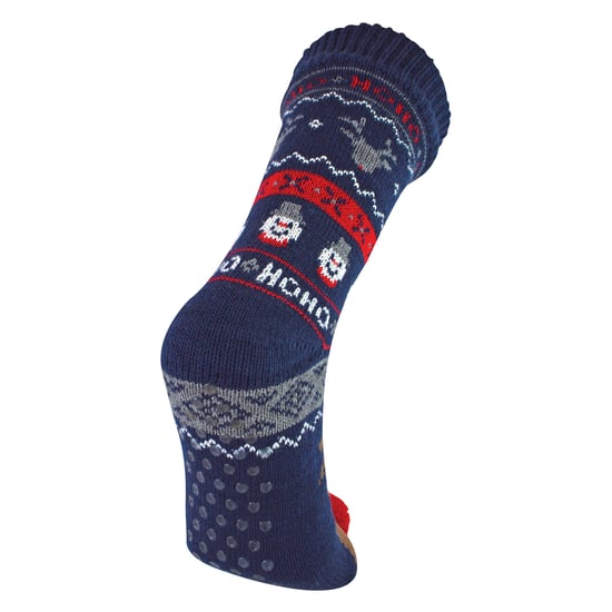 Heren Thermal Rudolph Kerst Fleece Gevoerde Slippers Winter Sokken - Image 3