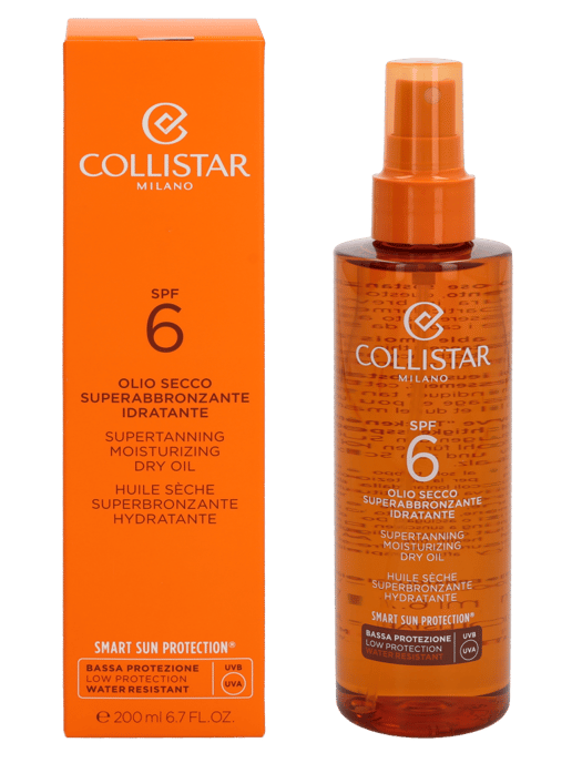 Collistar Supertanning Moisturizing Dry Oil SPF6 200ml. - Image 1