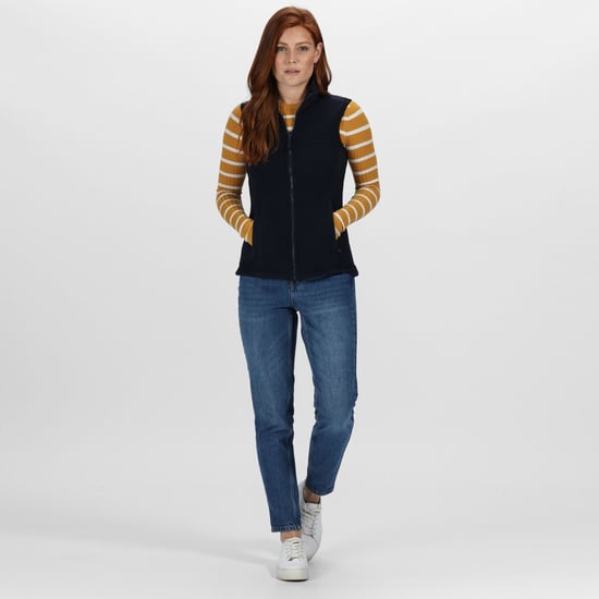 Regatta Womens/Ladies Haber II 250 Series Anti-pill Fleece Bodywarmer / Sleeveless Jacket (Dark Navy)