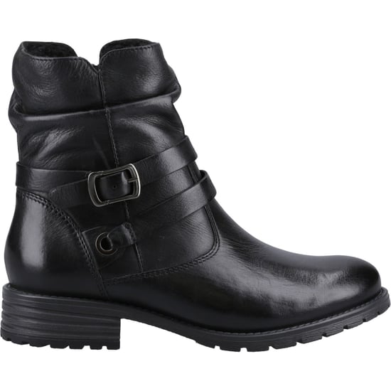 Hush Puppies Piper Laarzen Leder Vrouwen Zwart - Image 5