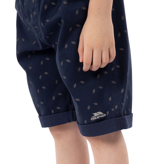 Trespass Boys Publish Casual Shorts (Navy/Grey)