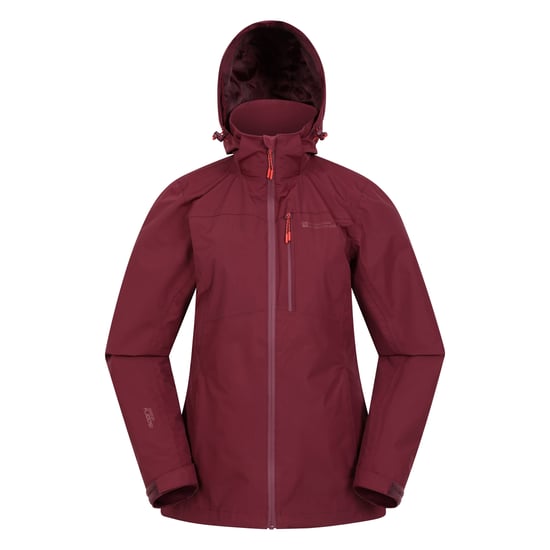 Mountain Warehouse Womens/Ladies Rainforest II Extreme Waterproof Jacket (Burgundy)