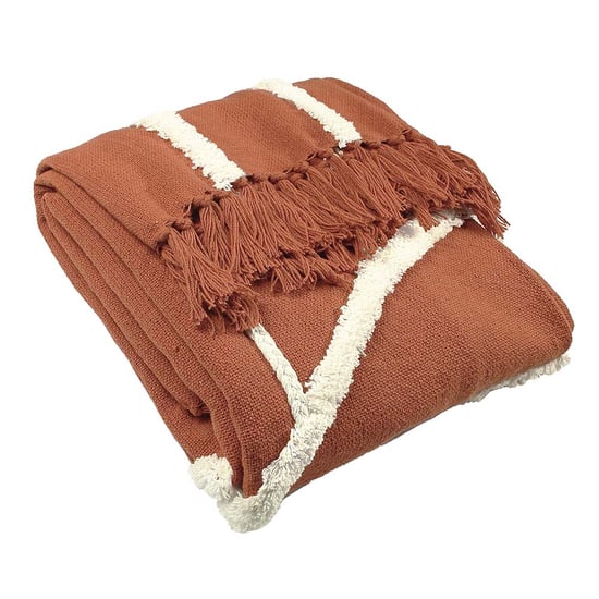 Rainbow Tuft Tasselled Throw