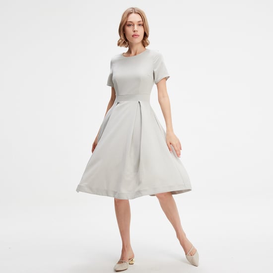 Fit-and-flare klassieke jurk - Image 3