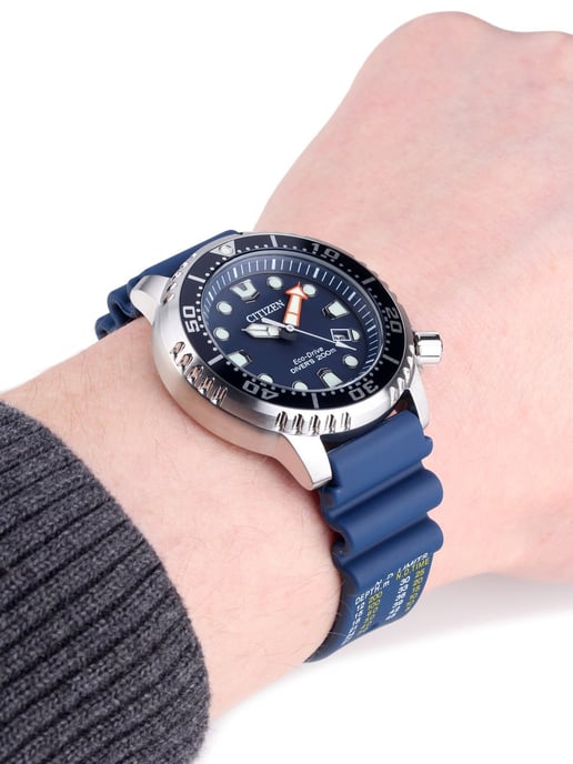 Citizen Promaster Marine Diver Heren Blauwe Horloge BN0151-17L - Image 4