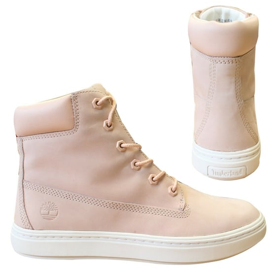 Timberland Londyn Chukka Lace Up Trainers Pink Leather Womens Boots A1PBD X31A