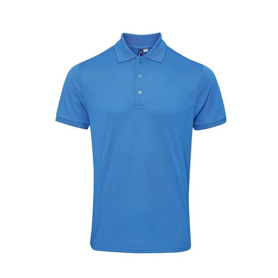 Premier Heren Coolchecker Plus Piqu Polo Shirt (Saffierblauw) - Image 1