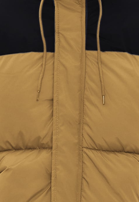 Mo Gewatteerd jack Heren Camel zwart - Image 3