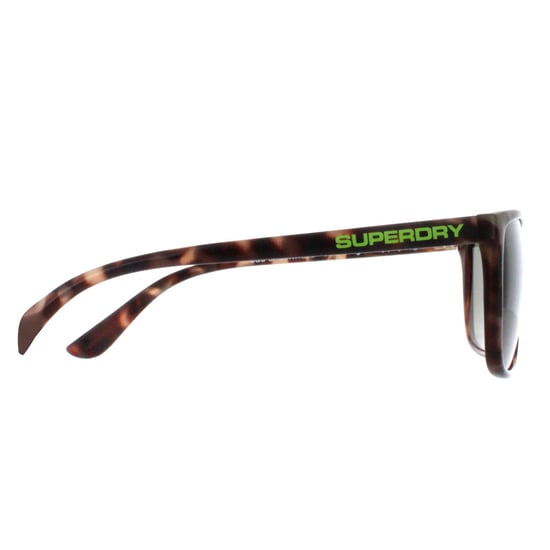 Superdry Rectangle Mens Satin Spotted Havana Green Shockwave