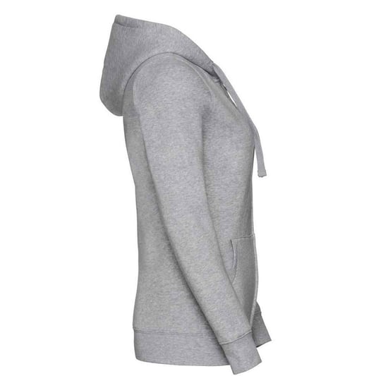 Russell Dames/Dames Authentic Full Zip Hoodie (Licht Oxford Grijs) - Image 3