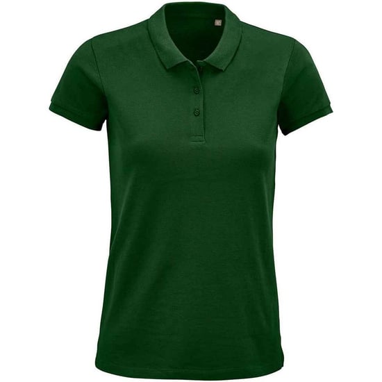 SOLS Womens/Ladies Planet Organic Polo Shirt (Bottle Green)