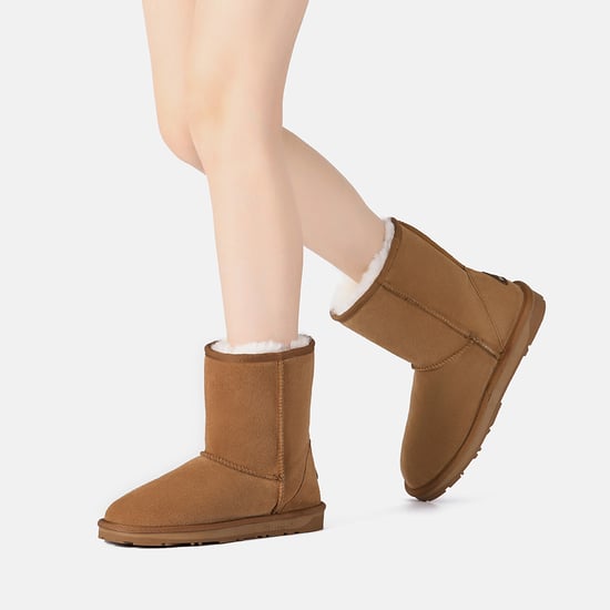 EVER AU Women Parrot Short Classic Boots - Chestnut