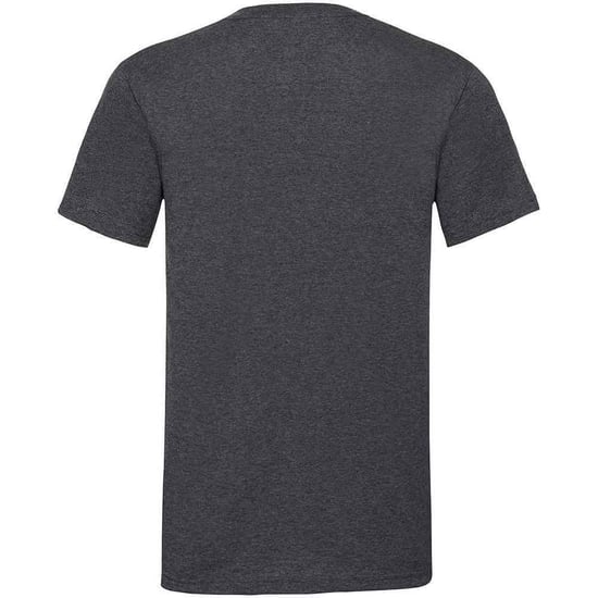 Fruit of the Loom Heren Valueweight V Neck T-shirt (Donkere Heide Grijs) - Image 2