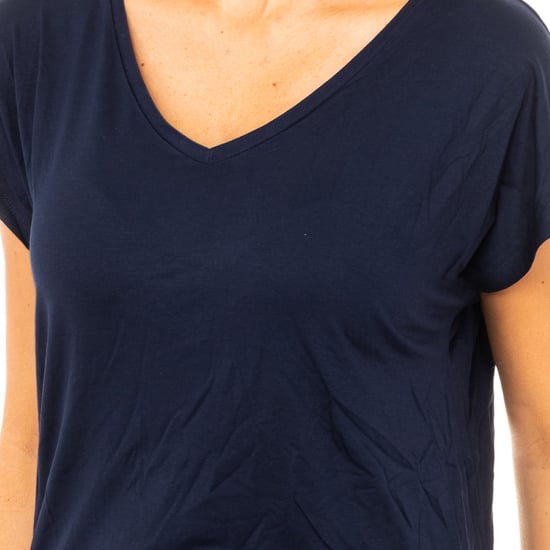 Women's short-sleeved V-neck t-shirt 1487904682