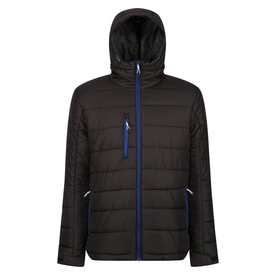 Regatta Mens Navigate Thermal Padded Jacket (Black/New Royal)