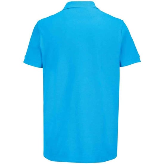 SOLS Unisex Adult Pacific Piqué Tweelingnaaldssteek Poloshirt (Aqua) - Image 2