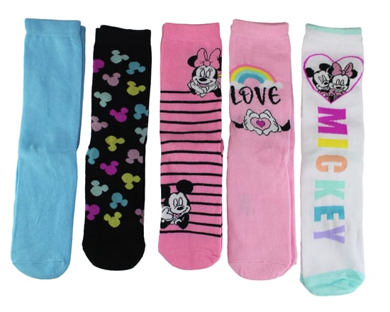 5 Paar Minnie Mouse Sokken voor Vrouwen | Schattige Noviteit Disney Mickey Mouse Sokken | Ideale Kerstcadeaus - Minnie&Mickey - Image 2