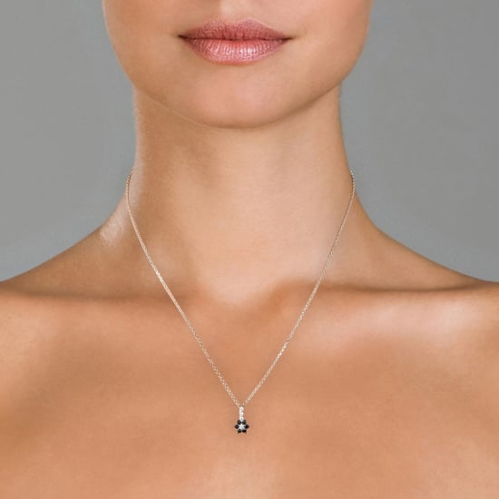 Orphelia Dames 925 Zilveren Ketting met Hanger - Zilver ZH-4749 - Image 4
