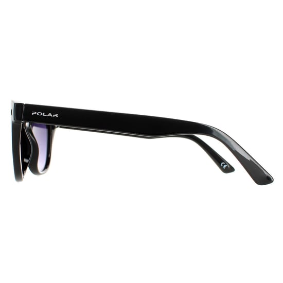 Polar Oval Mens Black Grey Purple Gradient Riley