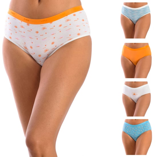 Pack-5 Women's Cotton Stretch Comfort Panties D4C17