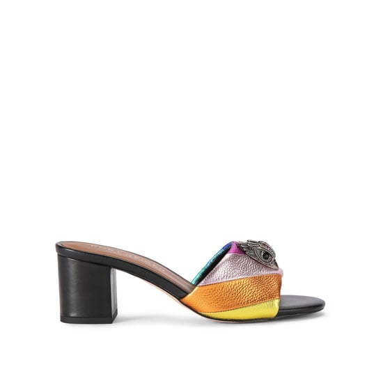 Kurt Geiger London Leather Kensington Block Mules