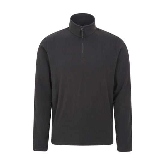 Mountain Warehouse Heren Camber II Half Zip Fleece Top (Zwart) - Image 1
