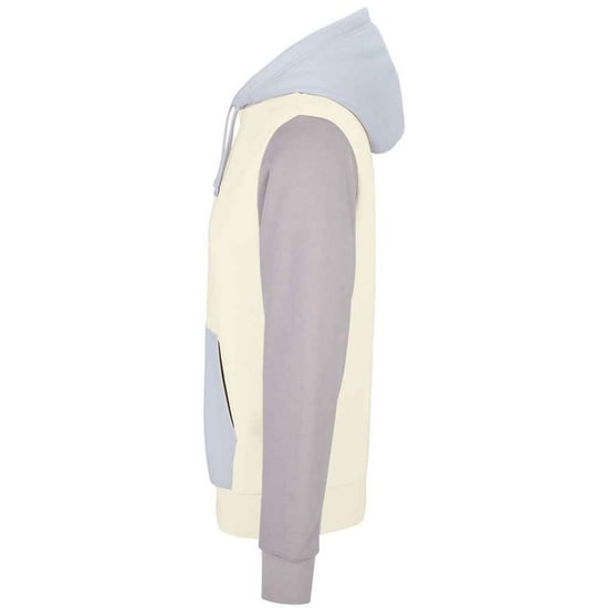 SOLS Unisex Collins Contrast Organic Hoodie voor volwassenen (Natuurlijk) - Image 2