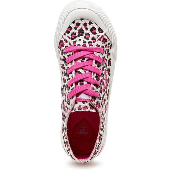 Rocket Dog Jazzin Plus Monroe Cotton Damestrainers Hot Pink - Image 5