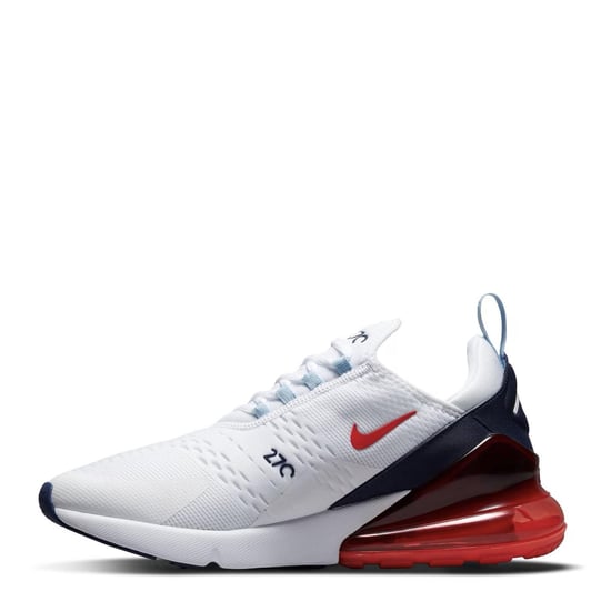 Nike Air Max 270 Trainers White/Red/Navy