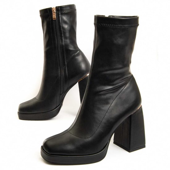 Montevita Heel Ankle Boot Kaliope In Black
