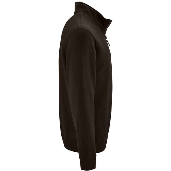 SOLS Heren Stan Zip Staande Kraag Trui (Zwart) - Image 3
