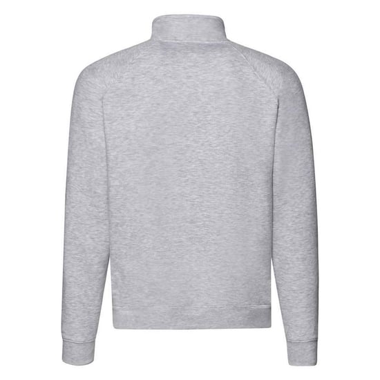 Fruit of the Loom Heren Premium Zip Neck Heather Sweatshirt (Heide Grijs) - Image 2